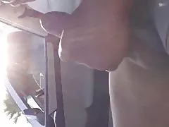 Očala babica ogromen cum flash!