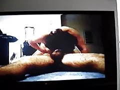 Zrel debel azijskih kurba žena muca licked in cum